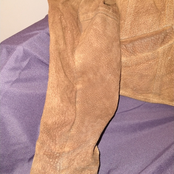 Wilson’s brown fringe leather coat small - Picture 7 of 14